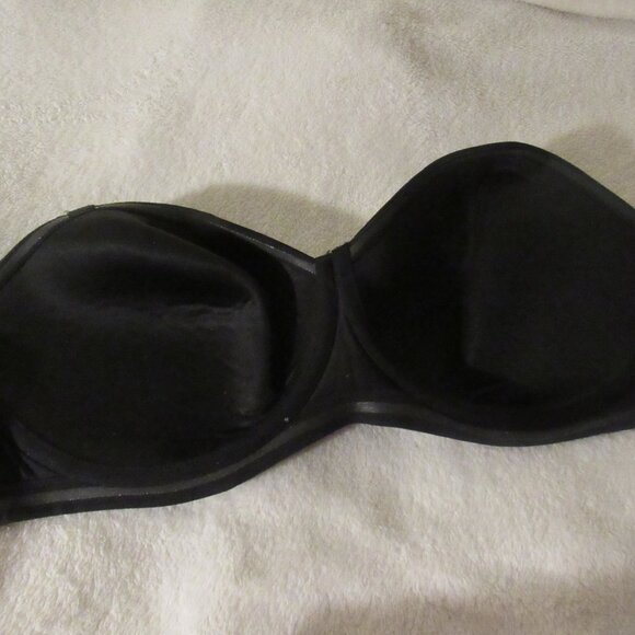Wacoal Black Bra 34H USED - Picture 3 of 5